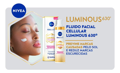 Kit Nivea Cellular Luminous Sérum 30ml + Fluido Fps 50 40ml