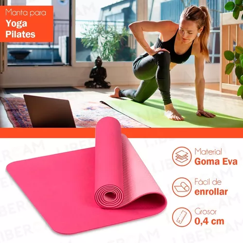 Yoga Mat Colchoneta Pilates Neoprene. 10mm Fitness 1.80 Mt
