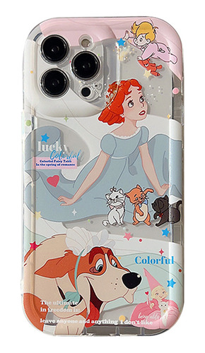 La Funda For Teléfono Móvil De Princesa De Dibujos Animados