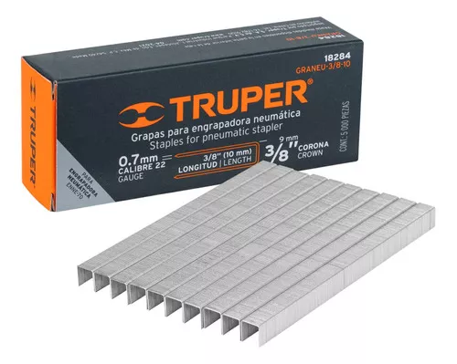 comprar Grapas Engrapadora Neúmatica 5000pz Truper 18284
