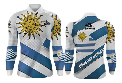 Remera Camiseta Proteccion Solar Pesca Uruguay Mundial 