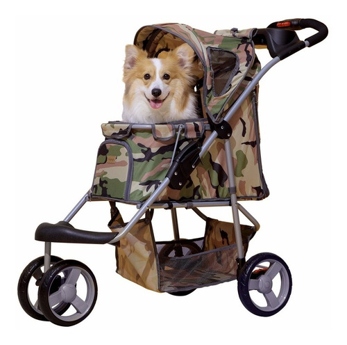 Carrinho Passeio Para Pet Jogger Camoflado