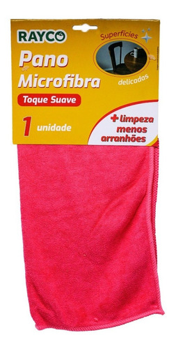 Pano De Microfibra Toque Suave 35x35cm Rayco