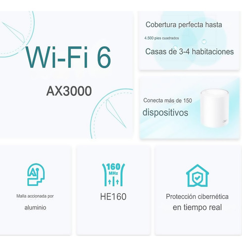 Deco X50 2 Pack Wifi 6 Tp Link Sistema Mesh Ax3000