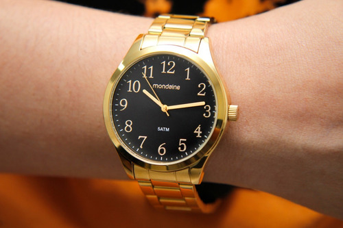 Relógio Mondaine Feminino Dourado 99397lpmvde1