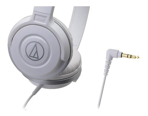 Audio Technica Ath-s100bl Auricular De Vincha Plegable Color Blanco