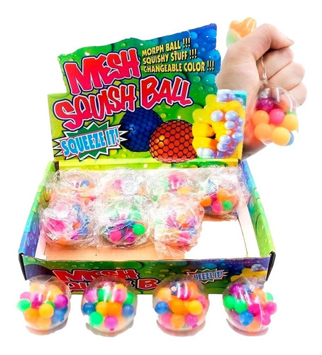 Imagen 1 de 5 de Stress Ball Globbe Squishy Pelota Antistress Varios Colores