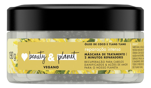  Máscara de tratamento Love Beauty & Planet Hope and Repair 190g