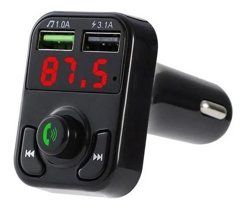 Transmisor Bluetooth Receptor Fm Para Auto Manos Libres Auto