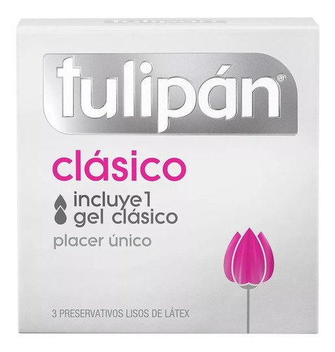 Tulipán Preservativos De Látex Clásico Lubricante X 16 Cajas