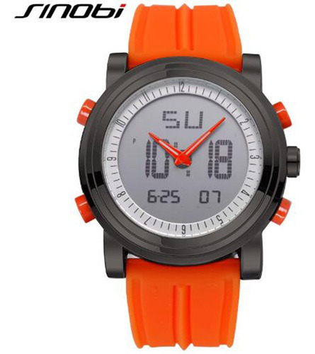 De Sinobi Led Cuarzo Impermeable Luminosos Hombres Relojes