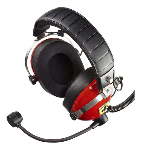 Auricular Thrustmaster T. Racing Scuderia Ferrari Edition Rosso Corsa