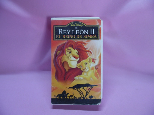 Pelicula Vhs El Rey Leon 2 El Reino De Simba * Año 1994 *