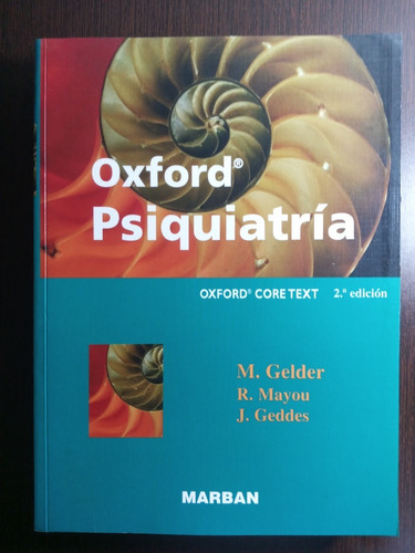 Libro De Psiquiatría Oxford / Editorial Marbán