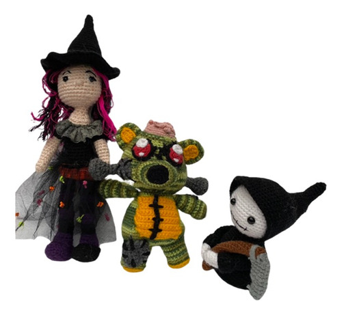 Amigurumis En Crochet Halloween Brujita Otros 