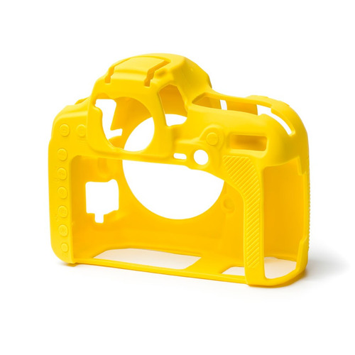 Carcasa Silicon Easycover Amarillo Nikon D850 + Mica Lcd