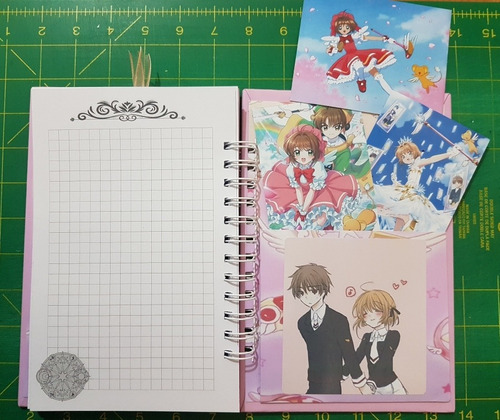 Libreta Anime Sakura Card Captor Cartas Clow Hope