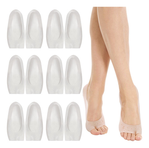 Tbestmax 12 Calcetines De Gel De Silicona Para Pies Agrietad