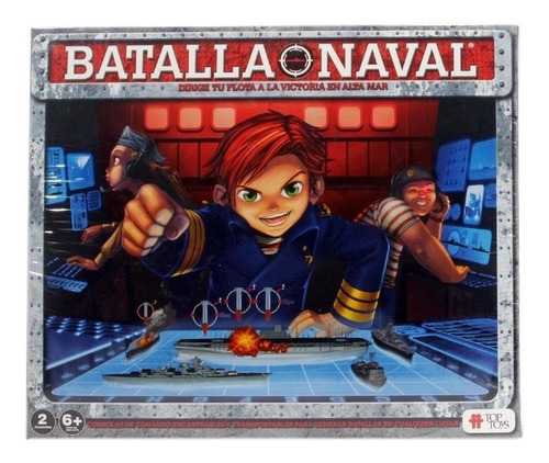 Juego Mesa Batalla Naval Barco Estrategia Top Toys Regalo