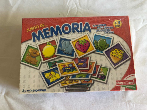 Juego De Memoria Play With Me  Para Niños +3 Años
