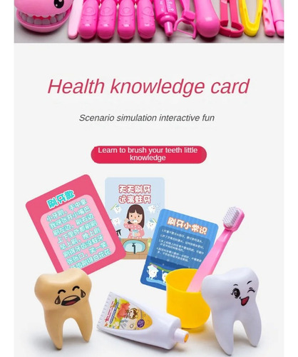 35 Unidades De Kit Médico Para Crianças, Dentista, Enfermeir
