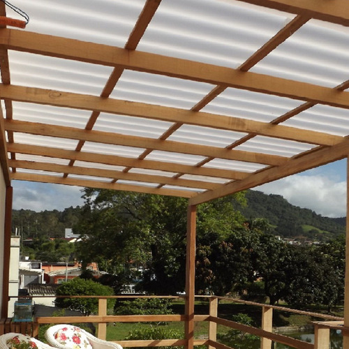 Telha Polipropileno 1,83 X 1,10 Jardim E Varanda Wt