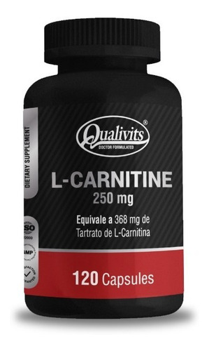 L - Carnitina Qualivits® 250mg X 120 Cápsulas