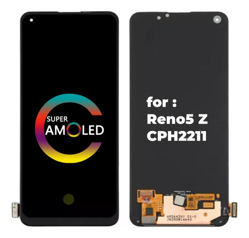 A Pantalla Táctil Lcd Amoled Para Oppo Reno5 Z 5z Cph2211