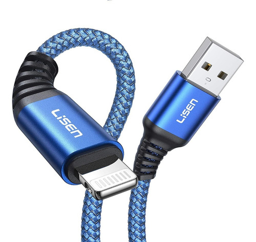 Cable Lightning A Usb-a De Lisen De 9.8 Pies, Certificado 