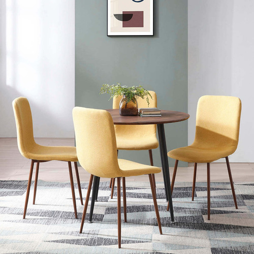 Silla Inoha Amarillo Këssa Muebles