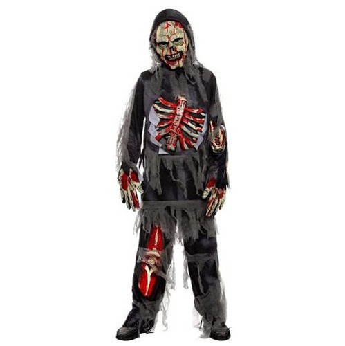 Spooktacular Creations Child Boy Horror Black Zombie Disfraz