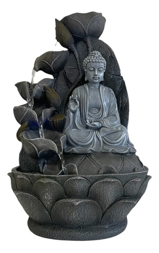 Estatua Pileta De Agua Grande Decorativa Buda Meditacion 