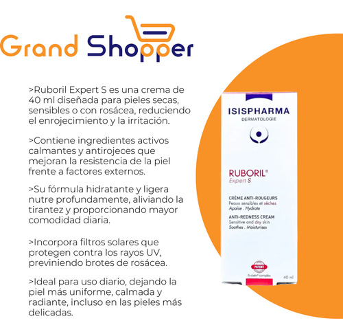 Ruboril Expert S Pieles Secas Sensibles O Con Rosácea 40ml