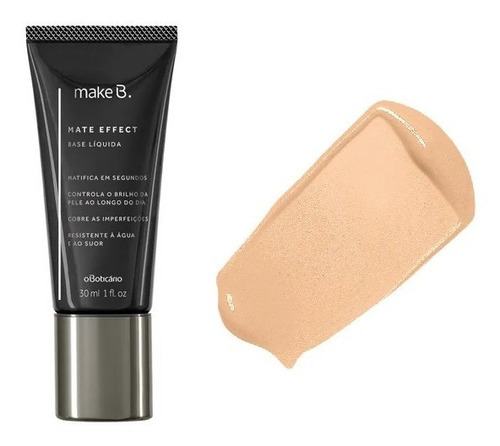 Base Líquida Make B Mate Effect Cor 10 30ml De O Boticário