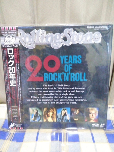 Rolling Stone, 20 Years Of Rock´s Roll - 01 Laserdisc + Obi