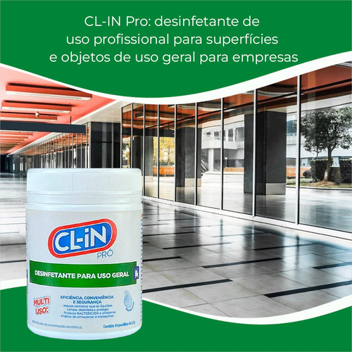 Multiuso Limpador Cl-in Limpa Desinfeta Portege 50 Pastilhas