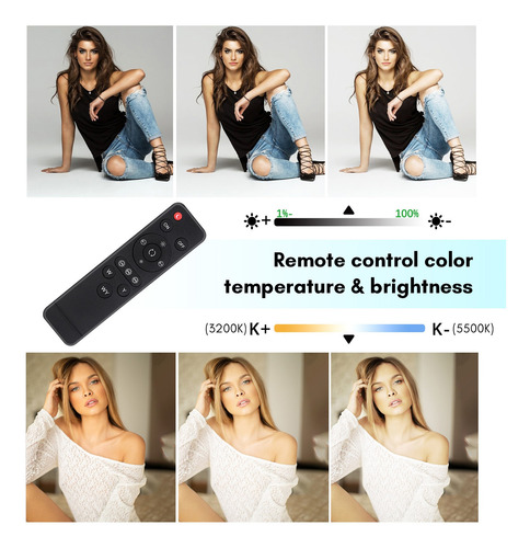 Kit De Iluminación Led Con Foco De 150w Para Fotografía