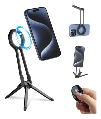 Tripode Para Celular Soporte Magnético Portátil Para iPhone