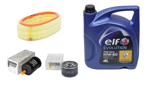 Kit Filtros Y Aceite  Renault Kangoo 1.6 8v K7m