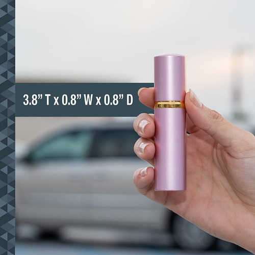 Lipstick Gas Pimienta Labial Rosa Defensa Personal