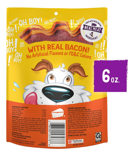 Purina Beggin Strips With Bacon & Cheese Flavor 6 Oz.