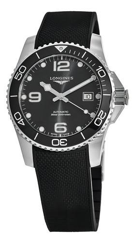 Relogio Longines L37814569 Hydroconquest Preto Automatico