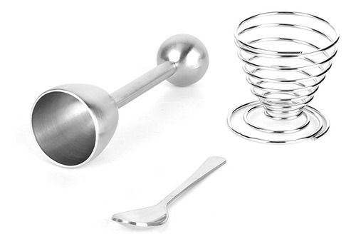 Juego De Cortador De Huevos De Acero Inoxidable, Fácil De Li