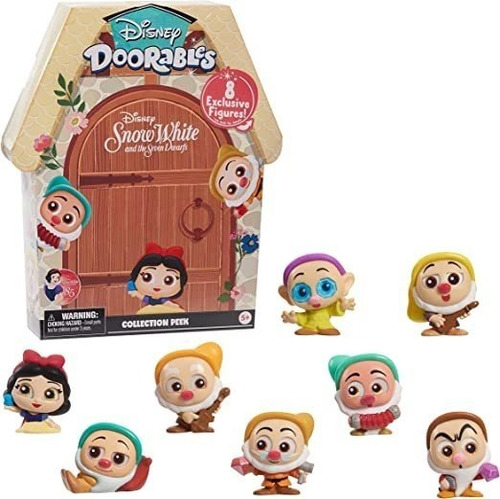 Disney Doorables Colección Blancanieves Peek, Juguetes Par.