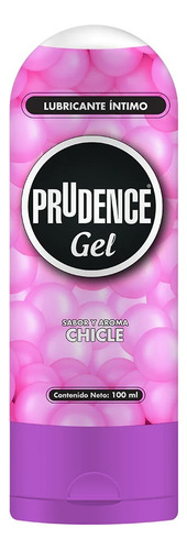 Lubricante Comestible Prudence Gel 100ml Base Agua Chicle