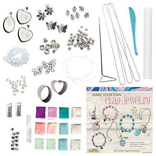 Hapinest Haga Su Propio Kit De Manualidades Y Joyas De Arcil