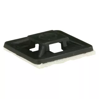Adhesive Backed Cable Tie Mount 1 Inch X 1 Inch 100 Pa...
