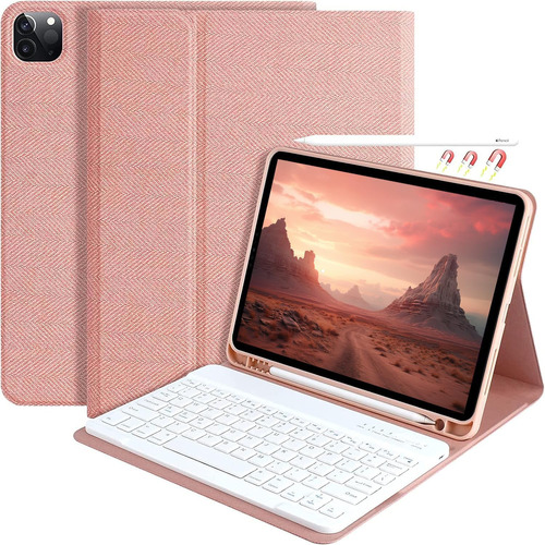 Funda Con Teclado Para iPad Mmk Para iPad Pro Rd Generati...