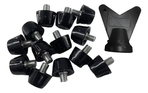 12x Para Botas De Fútbol Con Llave, Zapatos De Pista