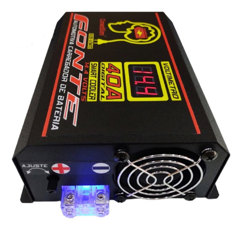 Imagem 1 de 4 de Fonte Automotiva Inteligente 40-a Amperes Bivolt Digital 40a